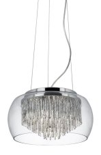 Searchlight 3624-4CC CURVA závesné svietidlo 4xG9