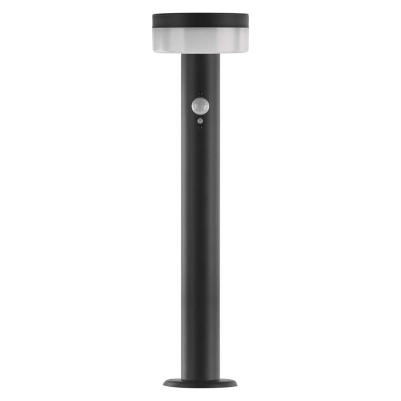 EMOS ZGJ0B4S TERION solární venkovní stojanové svítidlo/sloupek LED 125 × 125 × 500 2W 200lm 3000K IP44 se senzorem antracit