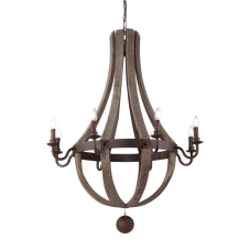 Závěsné svítidlo / Luster Ideal lux 129709 MILLENNIUM SP8 8xE14 40W rez