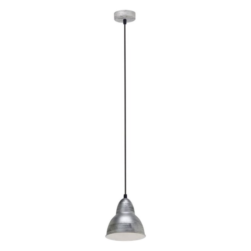 Eglo VINTAGE 49236 Závěsné svítidlo TRURO antik stříbrná 1X60W