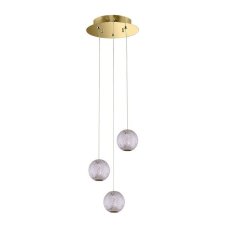 ITALUX PND-12220121-3A-GD Rosario závesné svietidlo LED D250mm 12,6W/840lm 3000K zlatá