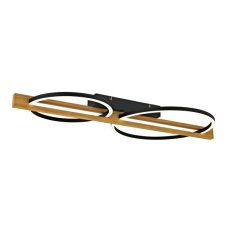ITALUX PLF-55362-25W-WO Natano stropné svietidlo LED 28W/1050lm 3000K čierna, drevo