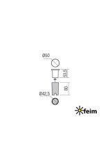 REDO 90043 XPI exteriérové zapustené bodové svietidlo SMD LED 2,3W 240/40lm 3000K IP54 čierna