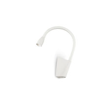 Nástenné svietidlo Ideal lux 142708 GOOSE AP1 BIANCO 1xLED 3W/200lm 3000K biela
