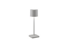 TRIO Reality R54096177 FERNANDEZ vonkajšia stolná lampa SMD LED V380mm 1,5W/130lm 2700+4000+6000K IP54 biela matná, nabíjateľná batéria, USB-C port, nabíjacia stanica