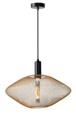 LUCIDE 21423/45/02 MESH Závesné svietidlo E27 1x40W matná zlatá/mosadz