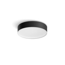 Philips HUE LED White Ambiance 41158/30/P6 Enrave S stropné svietidlo 9,6W 1220lm 2200-6500K 26,1cm čierne stmievateľné BlueTooth + HUE Switch