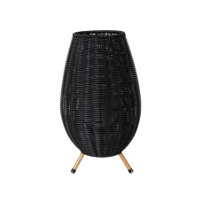 LUCIDE 03843/36/30 COLIN IP44 vonkajšie dekoratívne svietidlo LED V360mm 3W/180lm 3000K IP44 čierna, mosadz, nabíjateľná batéria, 3 StepDim