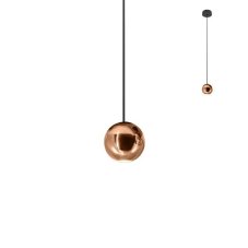 REDO 01-2358 OBO závěsné svítidlo D50mm LED 4,5W/270lm 3000K růžová zlatá