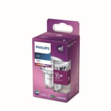 Philips 8718699775650 LED žiarovka 3,5W/35W 265lm GU10 3000K 36D bodová
