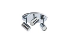 AZZARDO AZ2556 DECOline NOEMIE 3 ROUND stropné svietidlo 3xGU10 35W IP44 chróm