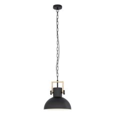 Eglo Vintage 43162 LUBENHAM Závěsné svítidlo E27 1X28W černá, hnědá