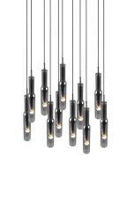 TRIO SELECT 344531106 LUCENT závesné svietidlo D500mm SMD LED 11x3W/280lm 2300+3000+4000K chrómová, switchdimmer