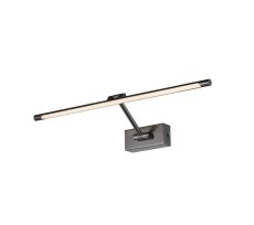 AZzardo AZ2655 DECOline DAVINCI 58 BLACK CHROME nástěnné LED svítidlo 10W / 705lm IP20 černá / chrom