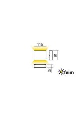 REDO 90377 KAMAL exteriérové nástenné svietidlo SMD LED 4,4W 280lm 3000K IP54 hnedá