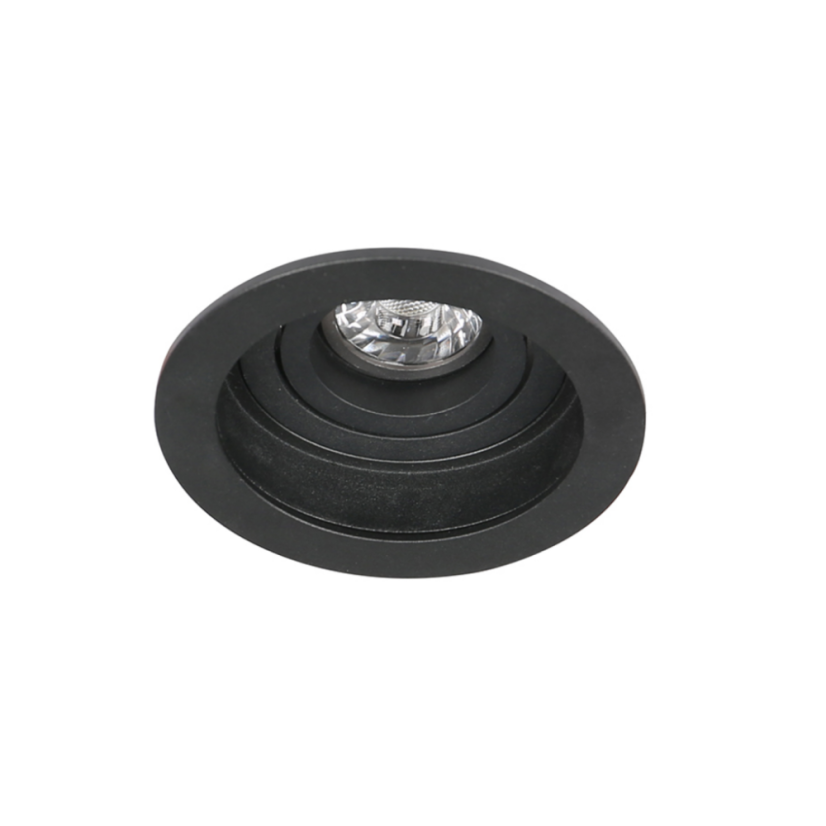 AZzardo AZ3532 Technoline IBIZA BLACK / BLACK zápustné svítidlo 1xGU10 50W IP20 černá / černá