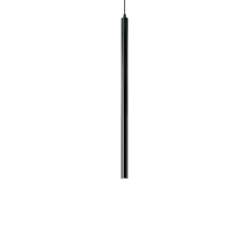 Závesné svietidlo Ideal lux 156699 ULTRATHIN SP1 SMALL ROUND NERO 1xLED 12W/760lm 3000K