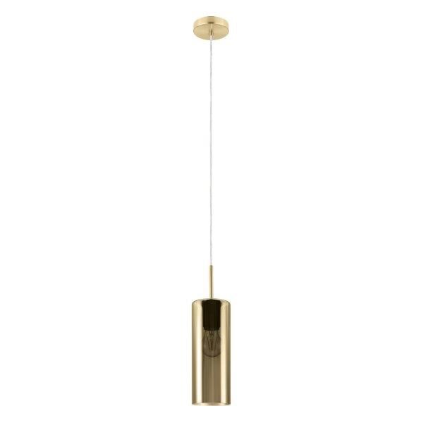 Eglo 98696 SELVINO Závěsné svítidlo D100mm E27 1X15W matný nikl, zlatá