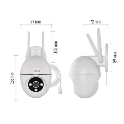 EMOS H4057 GoSmart Venkovní kamera WASP IP-800 110° IP65 bílá