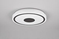 TRIO Reality R64361132 BUNDA stropné svietidlo SMD LED D330mm 16W/1900lm 3000K čierna, biela