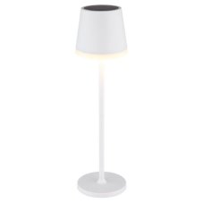 GLOBO 36637W SOLAR solárne svietidlo lampička V410mm LED 0,06W/50lm 3000K IP44 biela, vrátane batérie CR18650 1200mAh