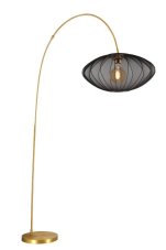 LUCIDE 03747/60/30 CORINA stojací lampa V1920mm 1xE27 černá, mosazná