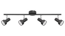 Rabalux 5325 Konrad bodové svítidlo / spot 600mm 4xGU10 4x50W IP20 černá