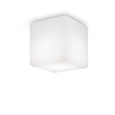 Exteriérové ​​stropní svítidlo Ideal lux 213194 LUNA PL1 MEDIUM 1xE27 42W bílá IP44