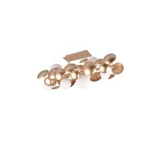 TRIO SELECT 617400879 BUBBLE stropné svietidlo 8xG9 zlatá, biela