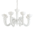 Závesné svietidlo/Luster Ideal lux 094007 BON BON SP8 BIANCO 8xE14 40W biela