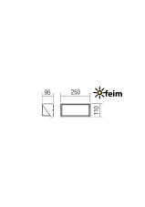 REDO 90237 SPECTRA exteriérové nástenné svietidlo POWER LED 17W 870lm 3000K IP54 biela