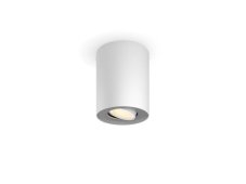 Philips Hue White Ambiance 8720169320291 Pillar povrchové bodové svietidlo D103mm 1xGU10 +SWITCH 4,2W/400lm 2200-6500K biela bluetooth
