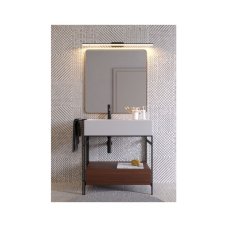 REDO 01-2510 BARRIO nástenné svietidlo nad zrkadlo š1200mm LED 34W/3312lm 3000K IP44 čierna