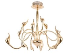 AZZARDO AZ2568 DECOline SNAKE GOLD stropné závesné svietidlo 12xG4 20W IP20 zlatá
