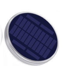 Immax 08494L TERRACE ROUND vonkajšie solárne osvetlenie LED 1,5W 15lm 4000K IP 68, čierna, senzor, solárne