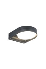 LUTEC 5196301118 FELE exteriérové nástenné svietidlo LED 13,5W 1000lm 3000K IP54 tmavá šedá