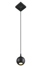 LUCIDE 09438/01/30 FAVORI závěsné svítidlo D100mm 1xGU10 IP44 černá