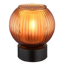 GLOBO 15638TB ZUMBA stolná lampička V170mm 1xE27 čierna, bronzová