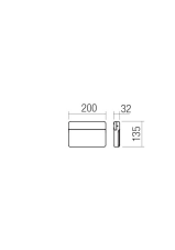 REDO 90471 CIVIC vonkajšie nástenné svietidlo SMD LED 13,5W 1834/998lm 3000K IP65 tmavo šedá