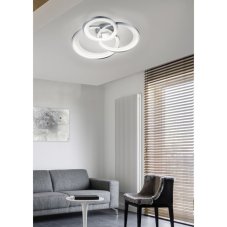 TRIO 673810306 GRANADA stropné svietidlo LED 36W/4300lm 3000K chróm, switchdimmer