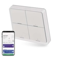 EMOS H5013 GoSmart Prenosný 4-tlačidlový ovládač scén biela