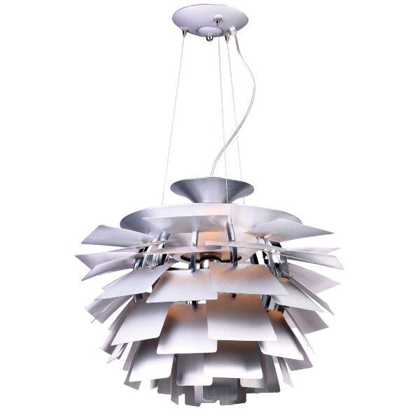 AZzardo AZ0097 DECOline FLOWER stropní závěsné svítidlo 1xE27 100W IP20 hliník