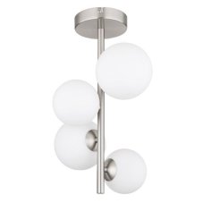 GLOBO 56140-4D RIHA stropné svietidlo 4xG9 matný nikel, biela