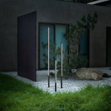 Ideal Lux 293189 JEDI vonkajšie stojanové svietidlo/záhradný stĺpik LED V805mm 12W 1400/560lm 3000K čierna