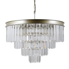 Italux PND-44372-8-CHMP-GLD závěsné svítidlo Verdes D560mm 8x40W E14 champagne zlatá