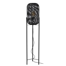 LUCIDE 03741/01/30 HERMINE stojacia lampa V1250mm 1xE27 čierna