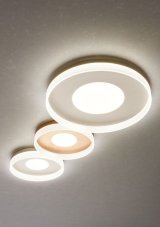 REDO 01-2003 MAYA RD stropné svietidlo D600mm LED 75W/4575lm 3000K biela, switchdimmer
