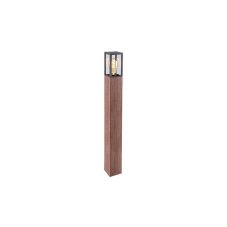 RABALUX 7197 Wales exteriérové stojanové svietidlo/stĺpik V820mm 1xE27 IP44 imitácia dreva, priehľadná