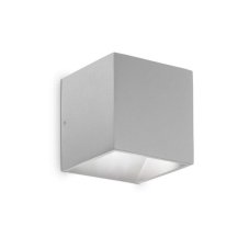 Ideal lux 326849 OUTDOOR RUBIK vonkajšie nástenné svietidlo LED 8,5W 700/250lm 3000K IP54 šedá