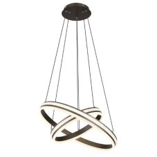 GLOBO 67314-60H GROUNI závesné svietidlo D600mm LED 60W/3387lm 2700-6000K titánová, biela, diaľkový ovládač